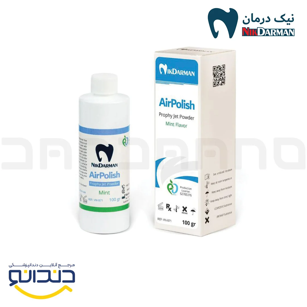 پودر ایرفلو طعم نعنا - 100 گرم - نیک درمان